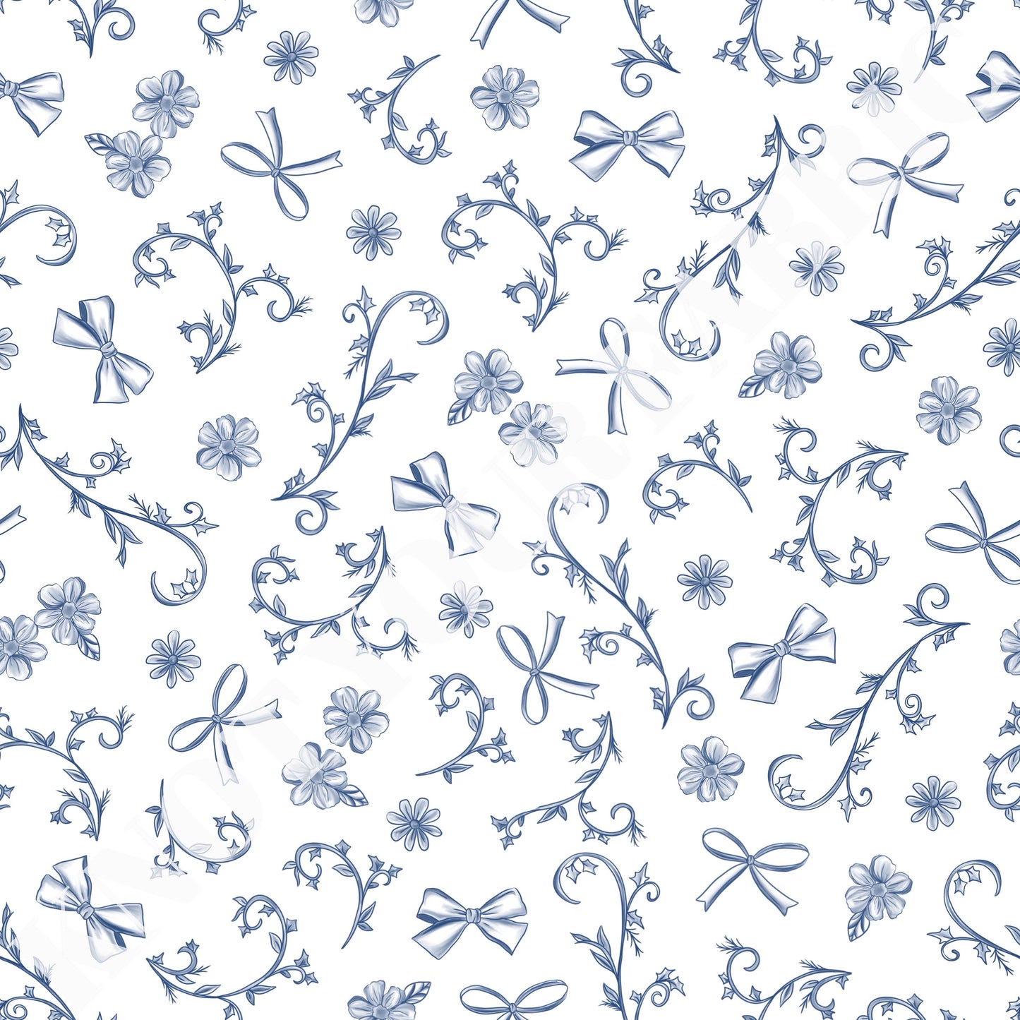 PRE-ORDER Navy Coquette and Vines