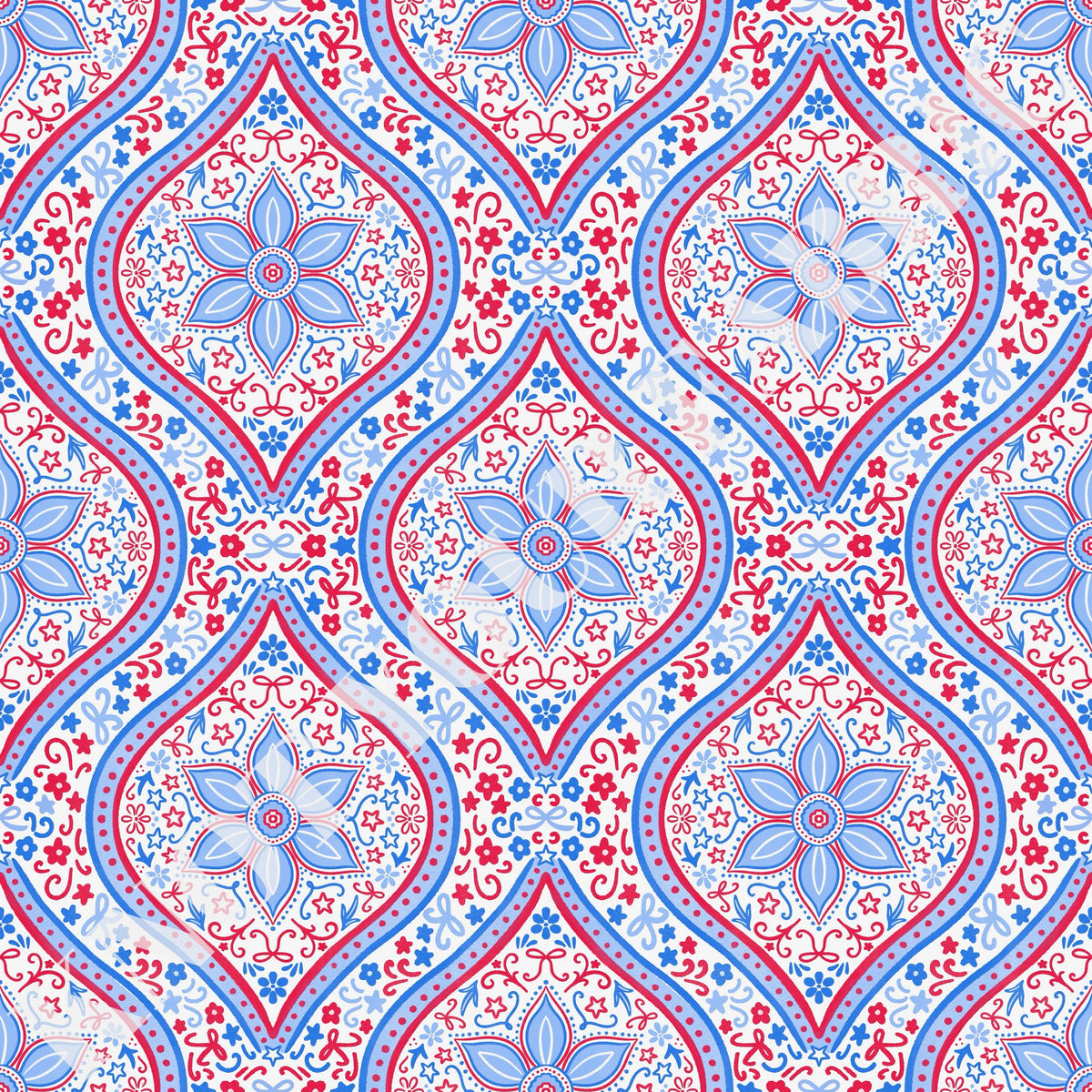 PRE-ORDER July Scalloped Floral