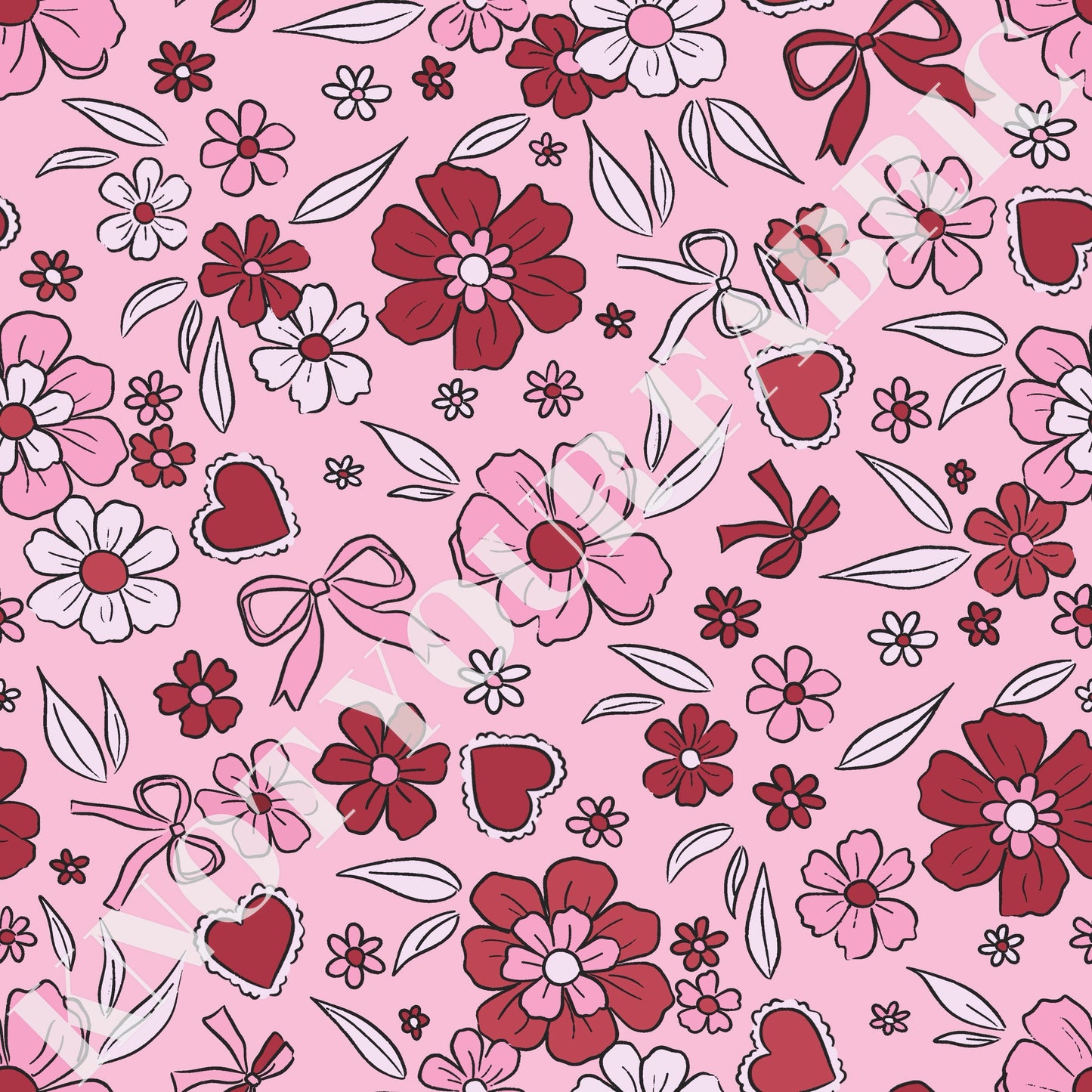 PRE-ORDER Pink Flowers and Bows