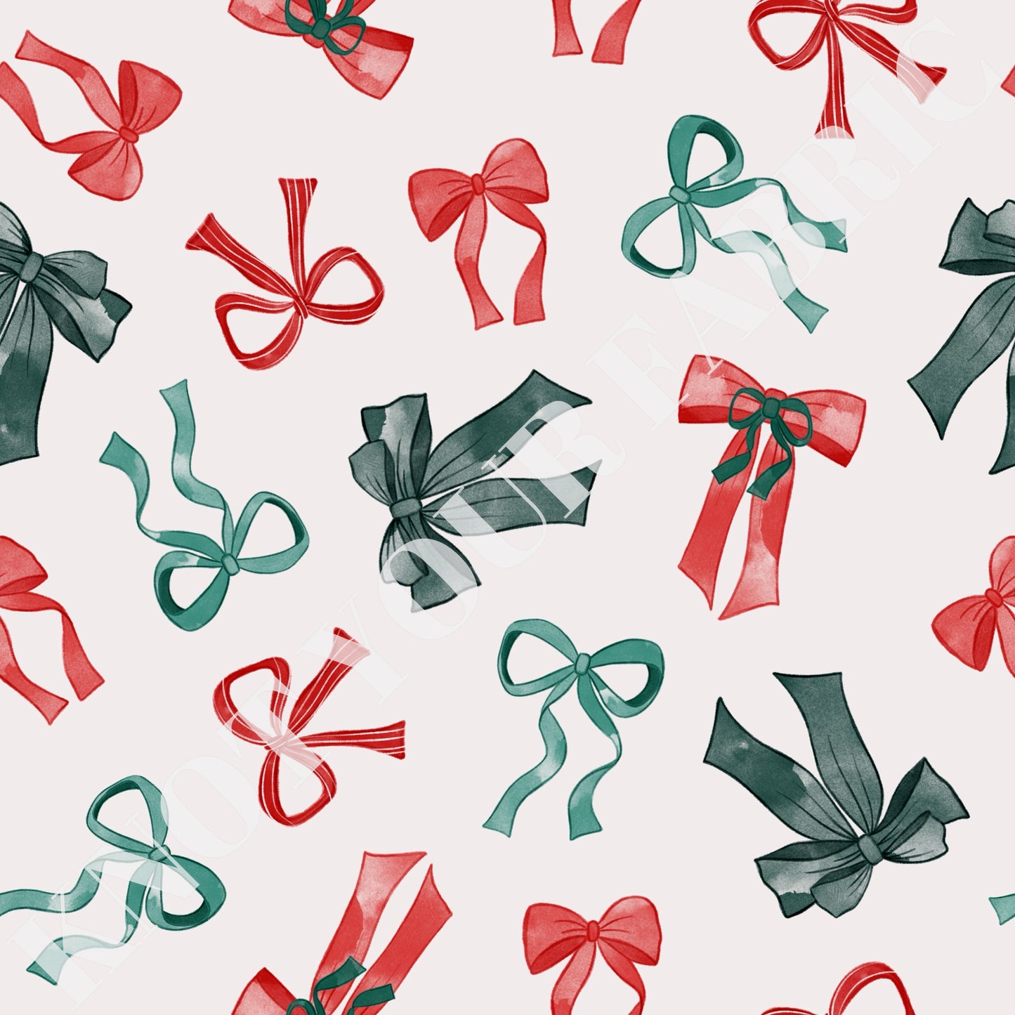 PRE-ORDER Red and Green Coquette Bows