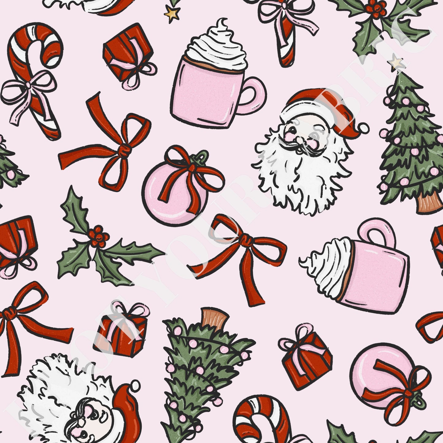 PRE-ORDER Girly Pink Christmas