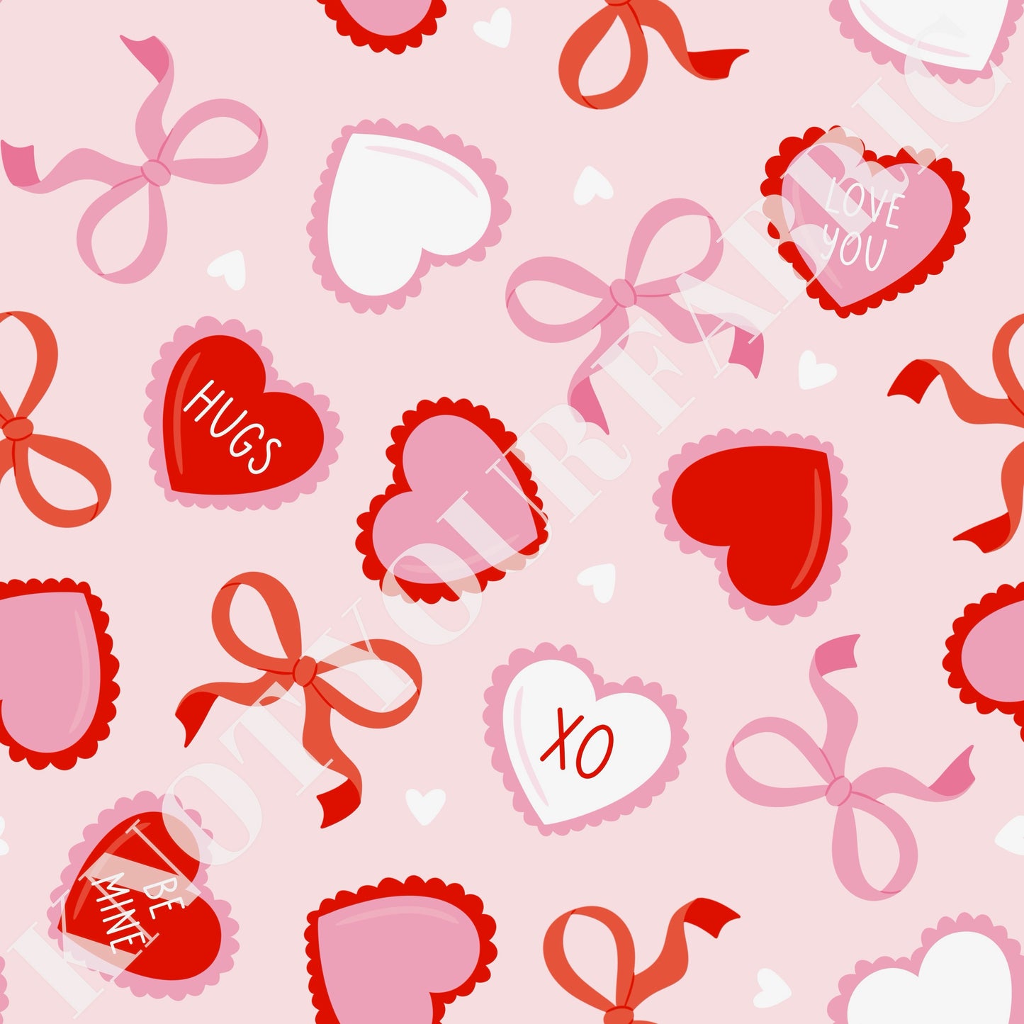 PRE-ORDER Valentines Hearts and Bows