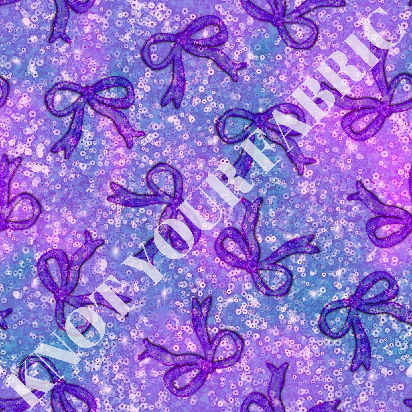 PRE-ORDER Purple Sequins Bows