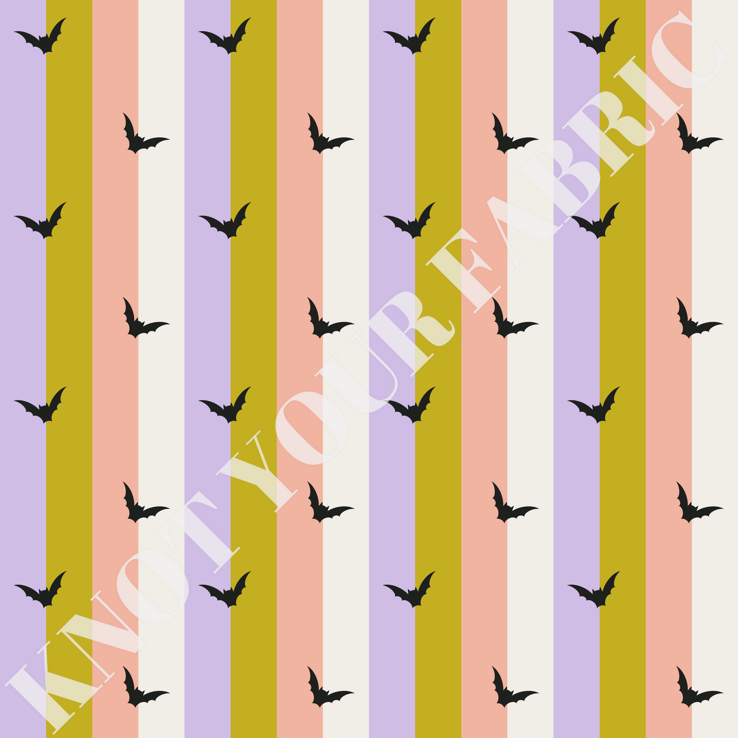 PRE-ORDER Halloween Stripes with Bats