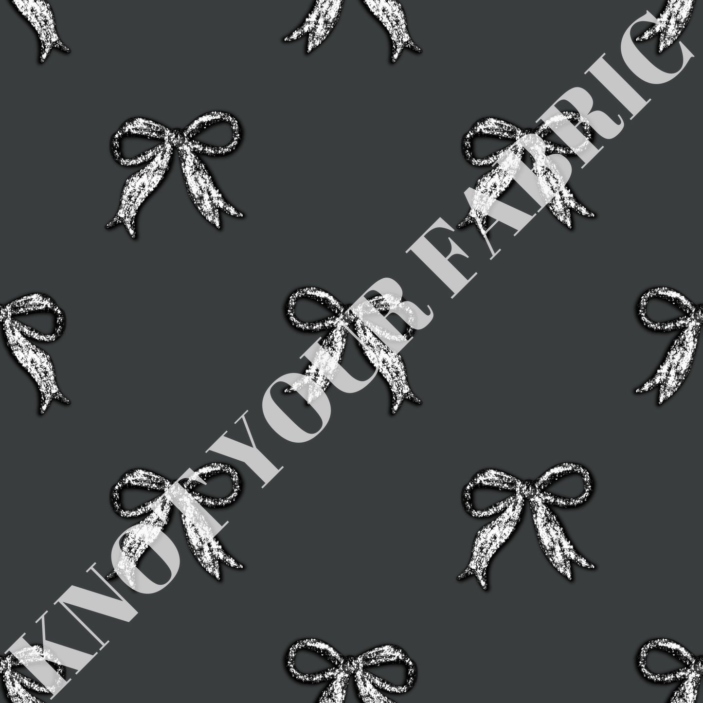 PRE-ORDER Sparkly Silver Coquette Bows