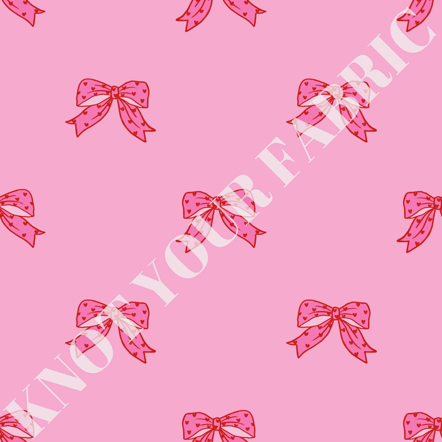 PRE-ORDER Pink Bows with Hearts