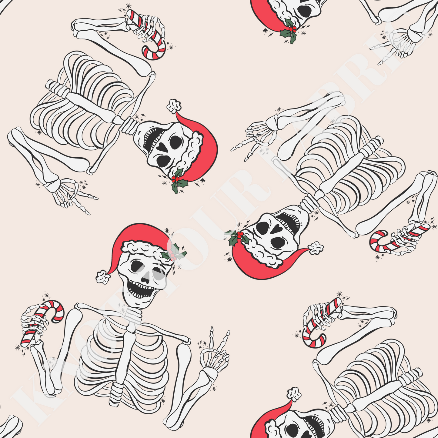 PRE-ORDER Christmas Peace Skeleton