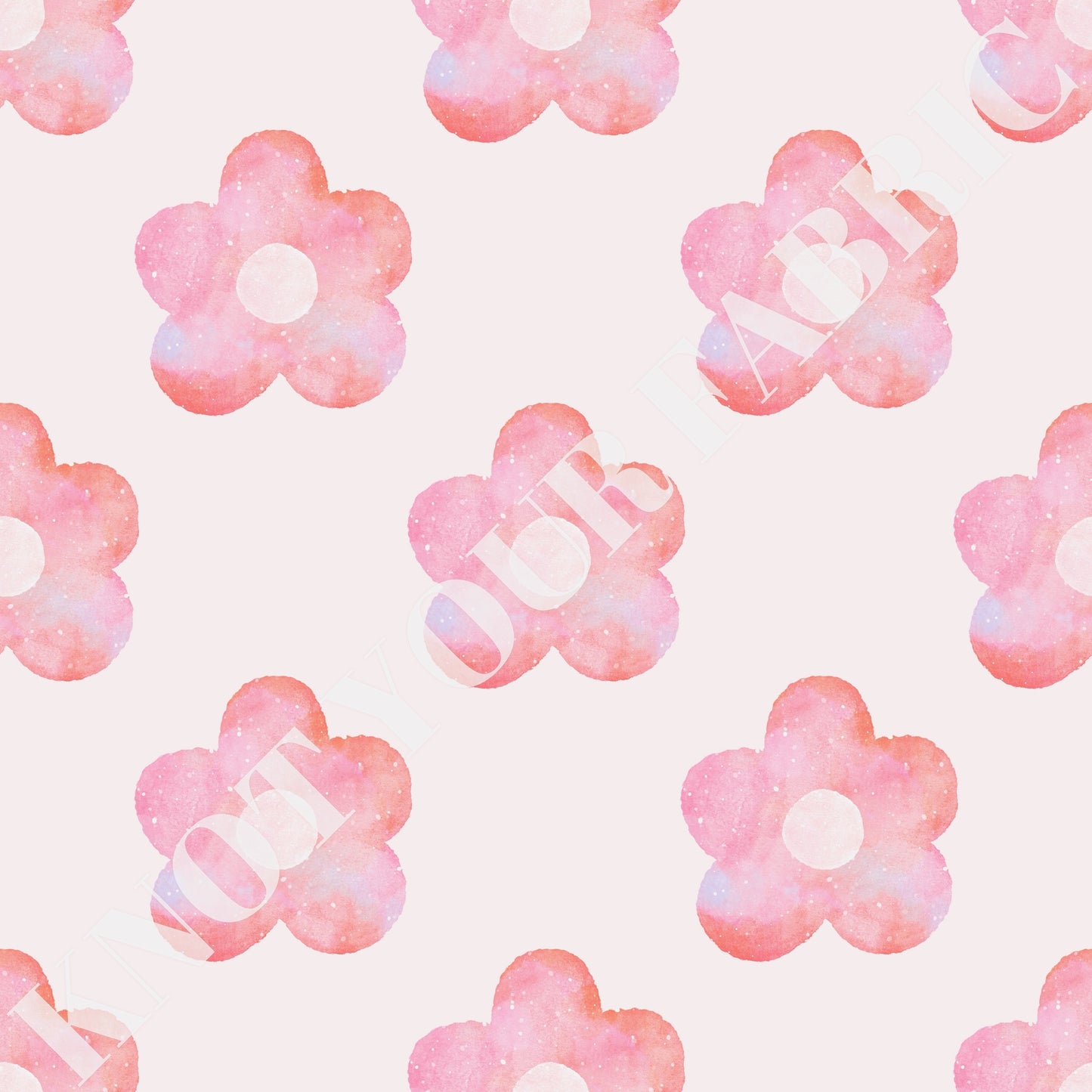 PRE-ORDER Watercolor Pink Flowers