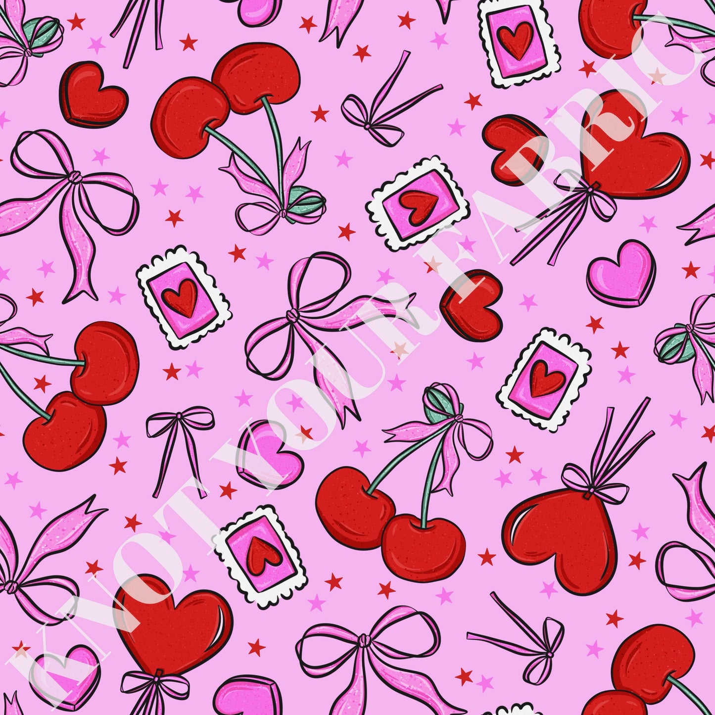 PRE-ORDER Cherries and Hearts Lollipops