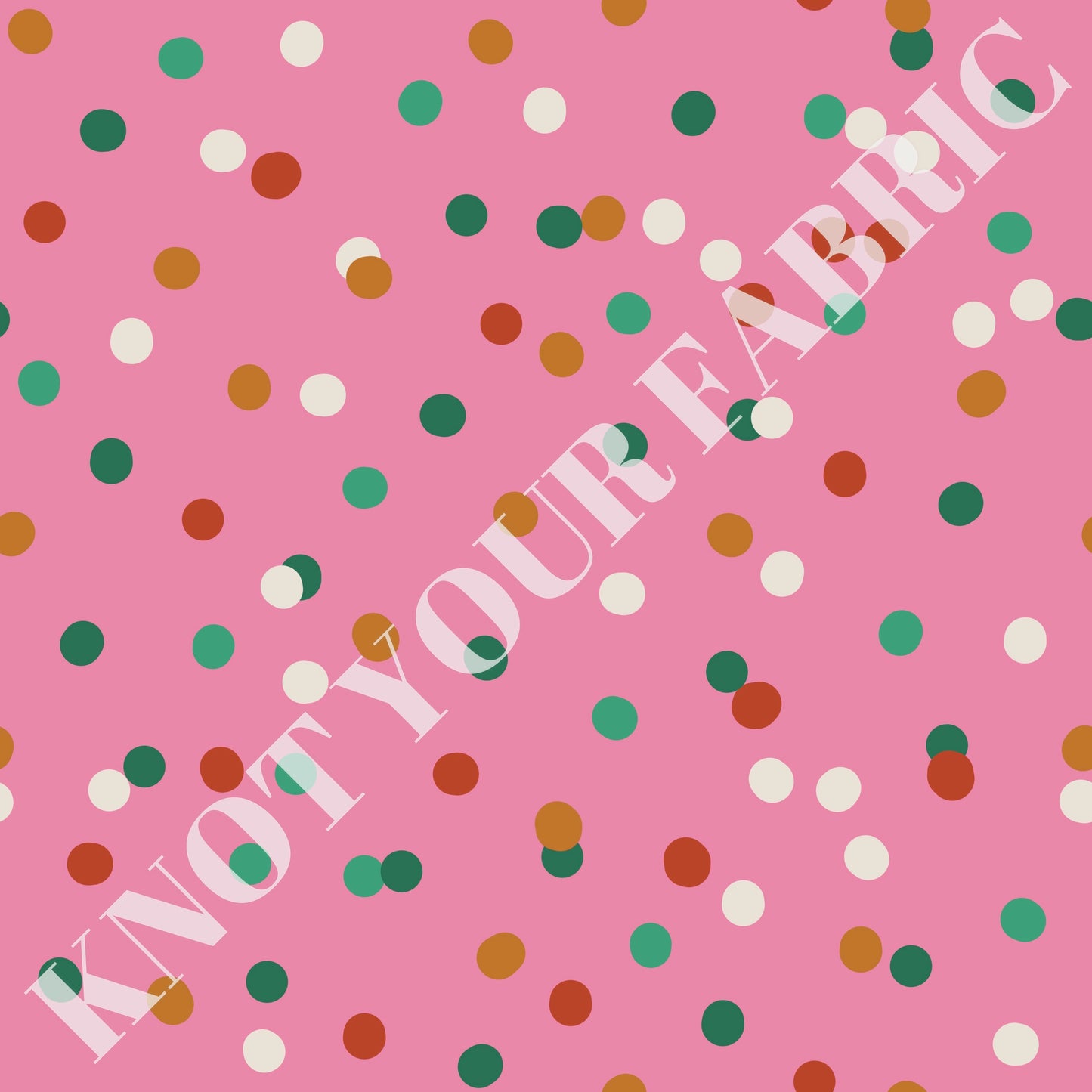 PRE-ORDER Pink Christmas Dots