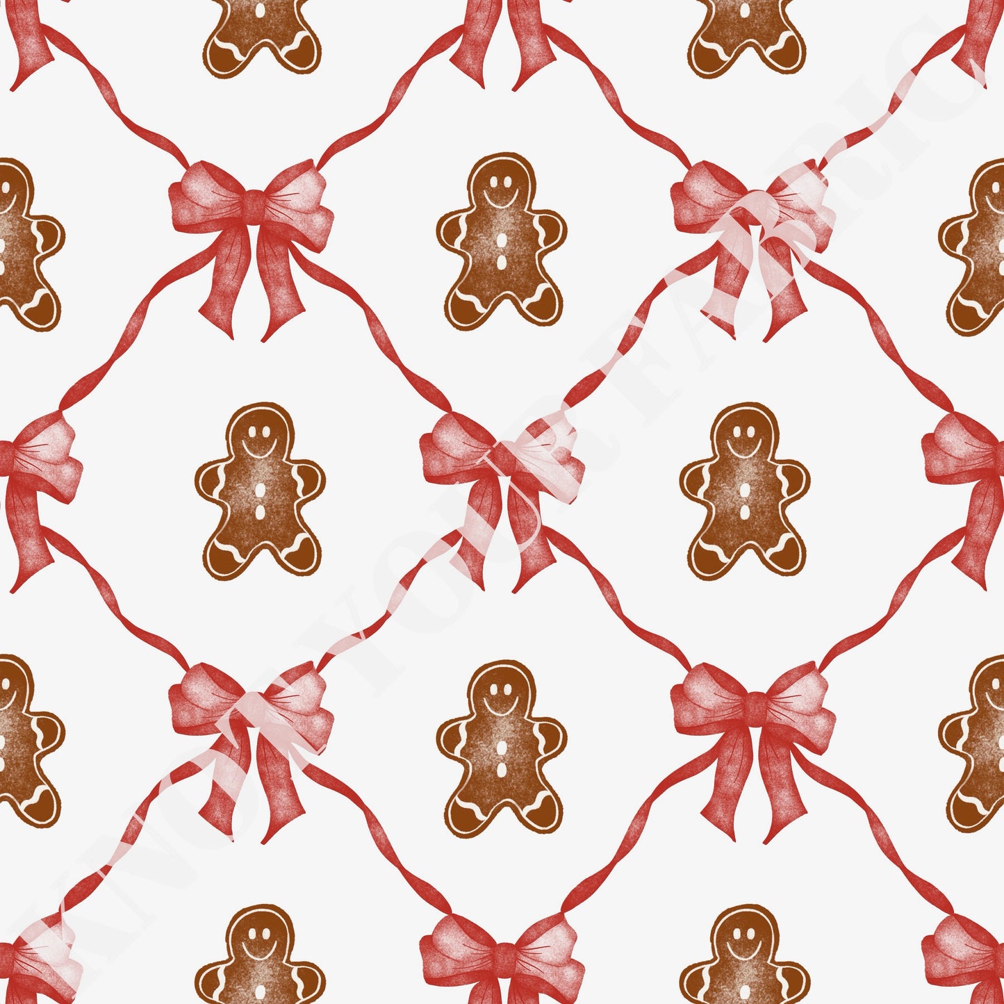PRE-ORDER Gingerbread and Bows