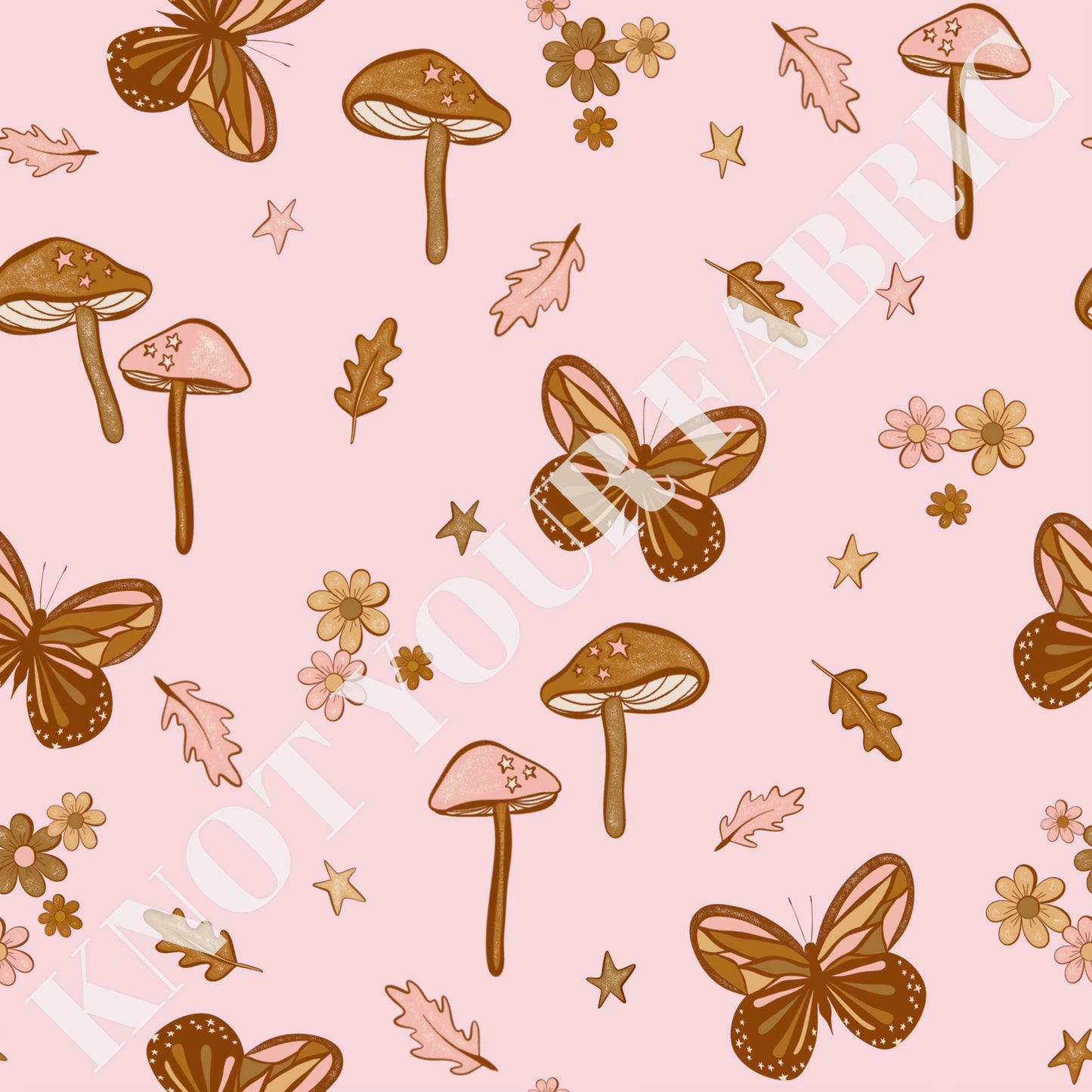 PRE-ORDER Pink Butterfly Mushroom Floral