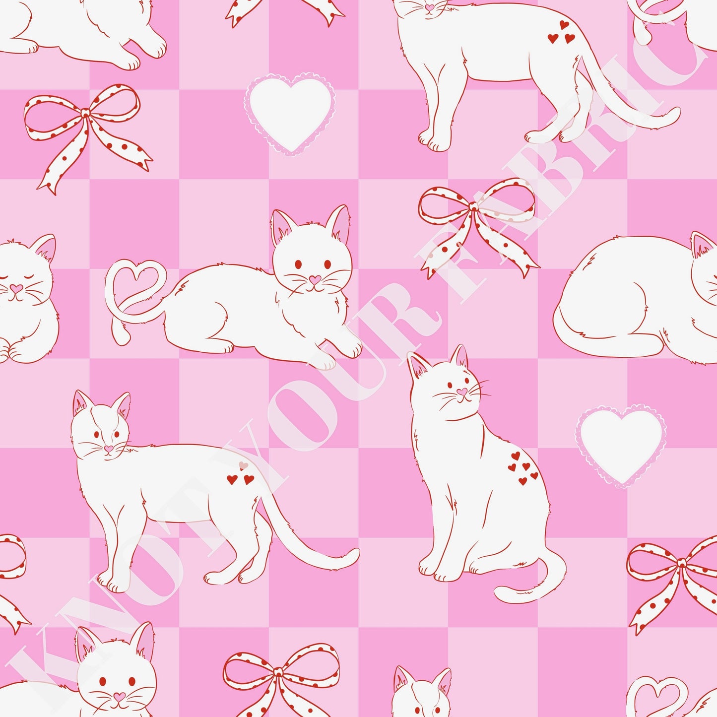 PRE-ORDER Pink Plaid Cats