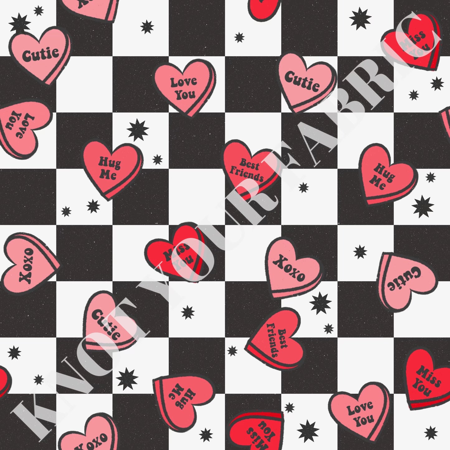PRE-ORDER Checkered Sweetheart Valentine Candy