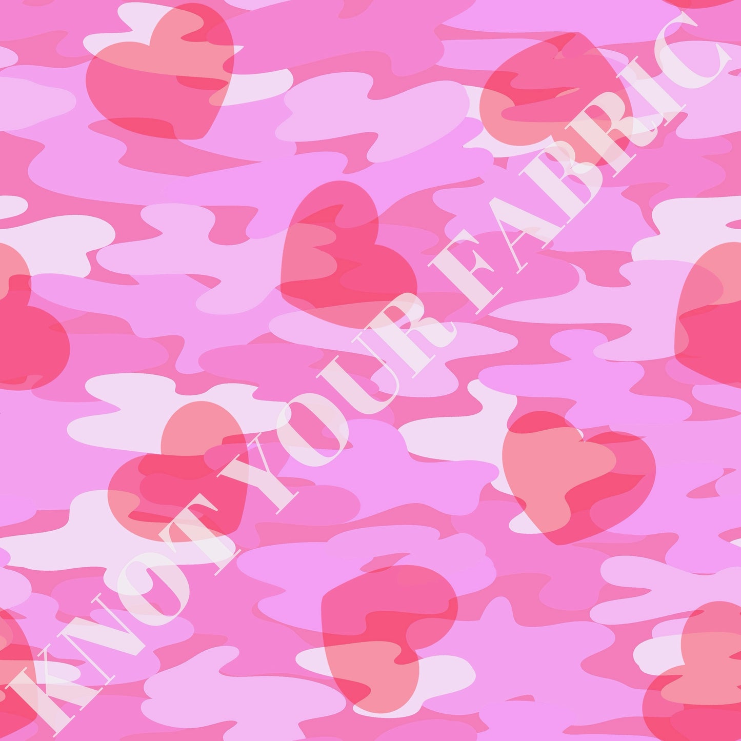 PRE-ORDER Camo Pink Hearts