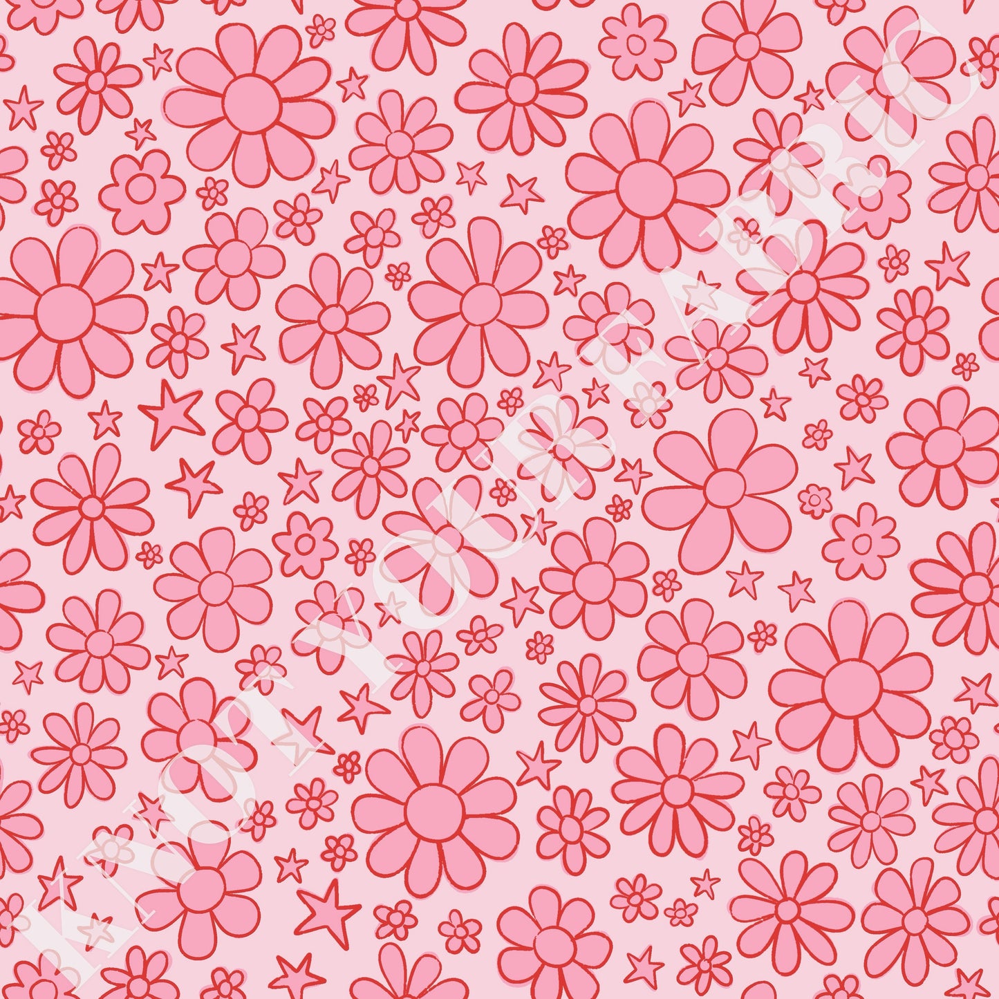 PRE-ORDER Pink Flowers & Stars