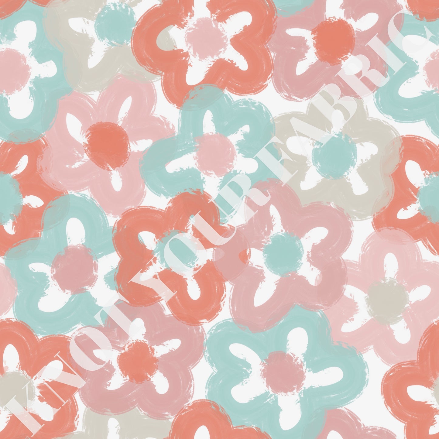 PRE-ORDER Watercolor Groovy Flowers