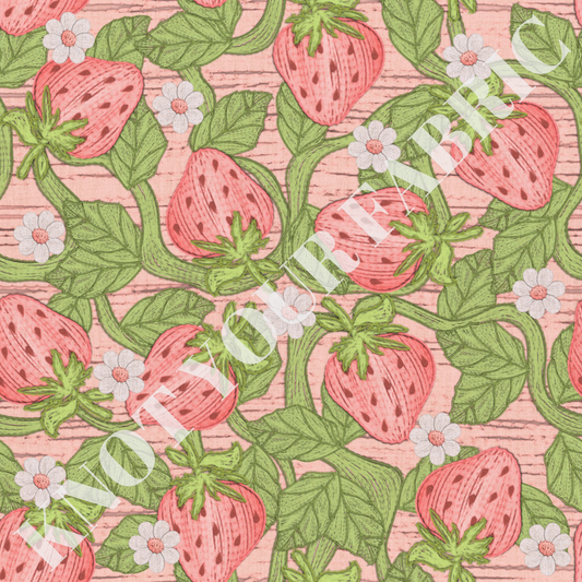 PRE-ORDER Embroidery Strawberries