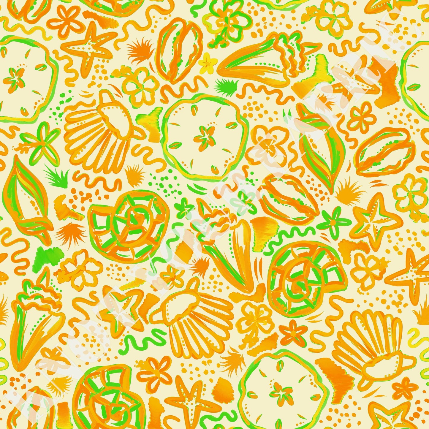 PRE-ORDER Orange Green Shells