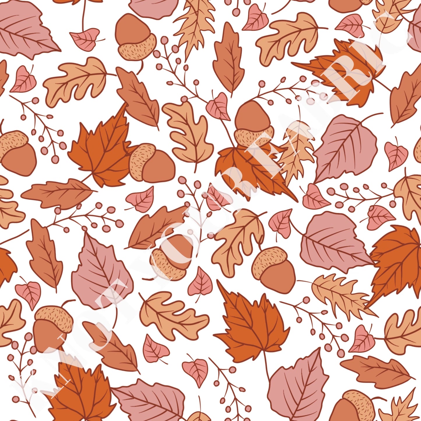 PRE-ORDER Fall Leaves and Acorns