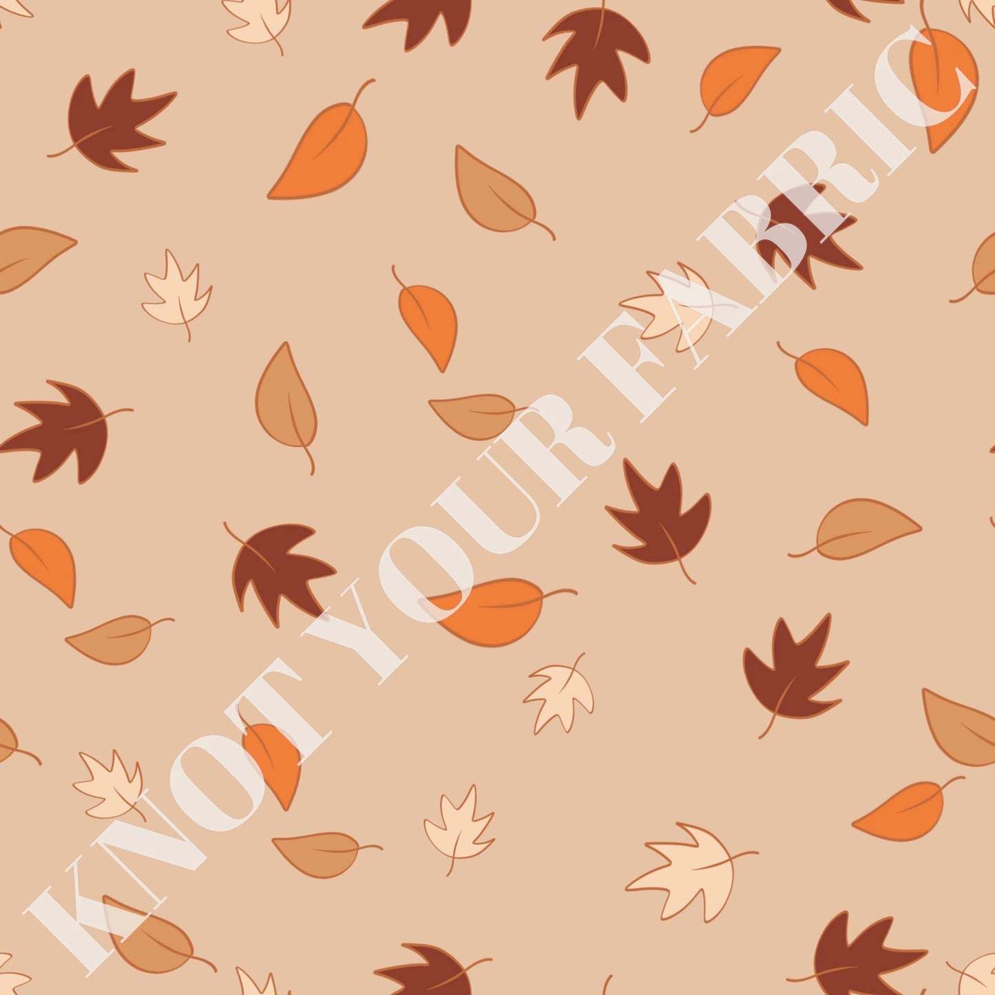 PRE-ORDER Fall Leaves On Tan