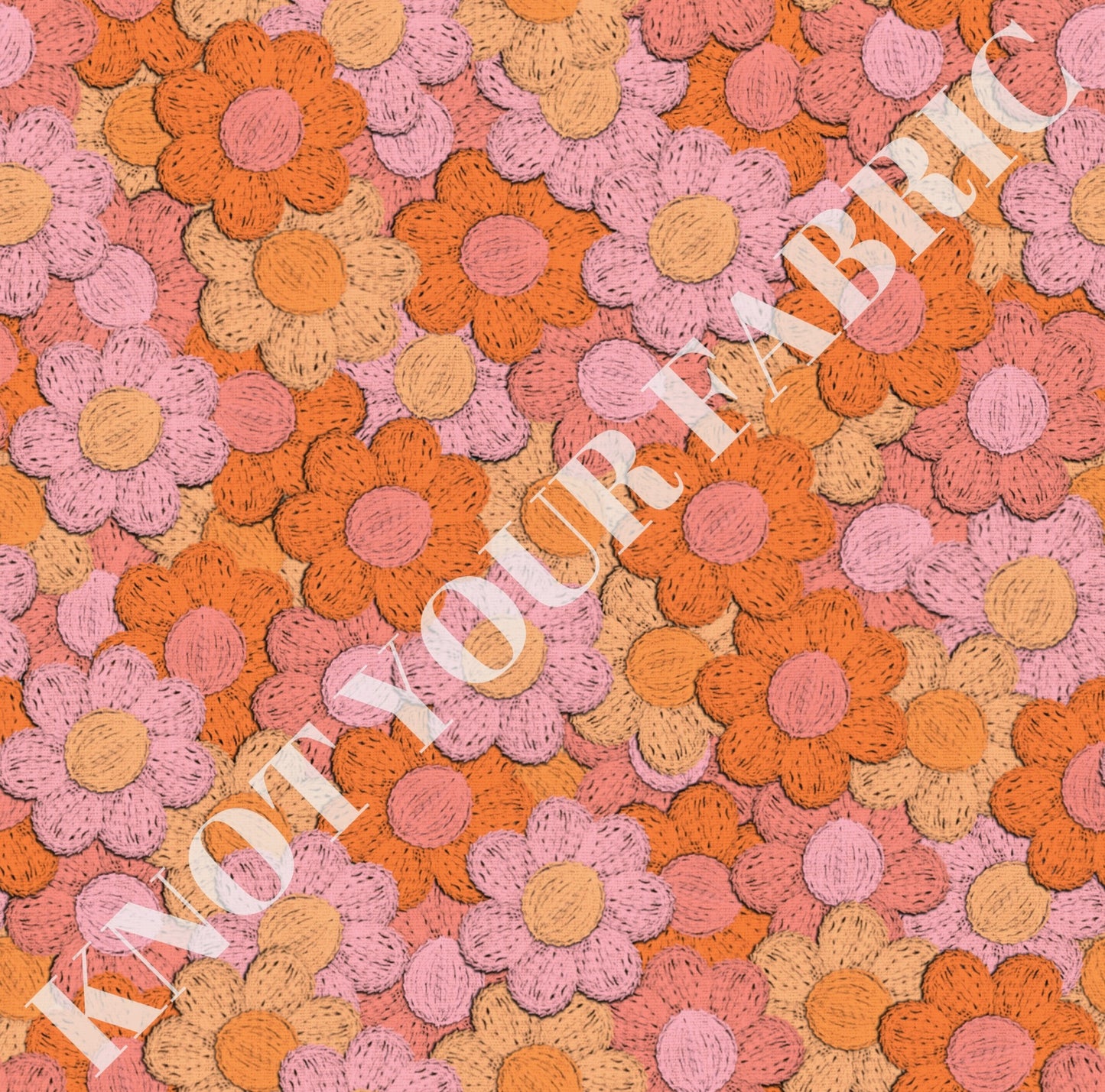 PRE-ORDER Embroidered Fall Floral