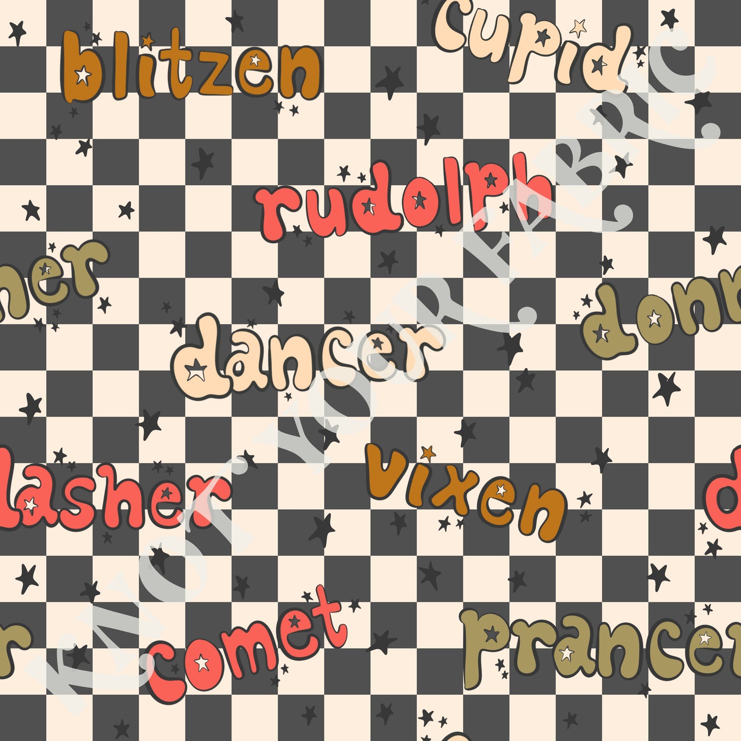 PRE-ORDER Reindeer Checkered