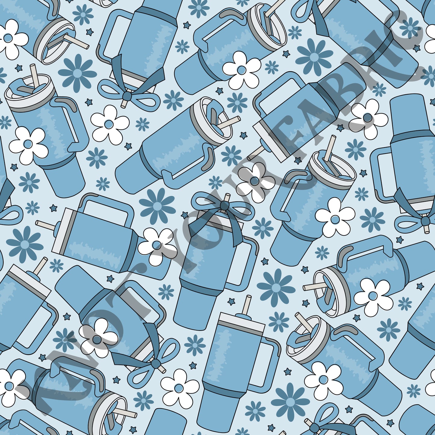 PRE-ORDER Blue Floral Cup