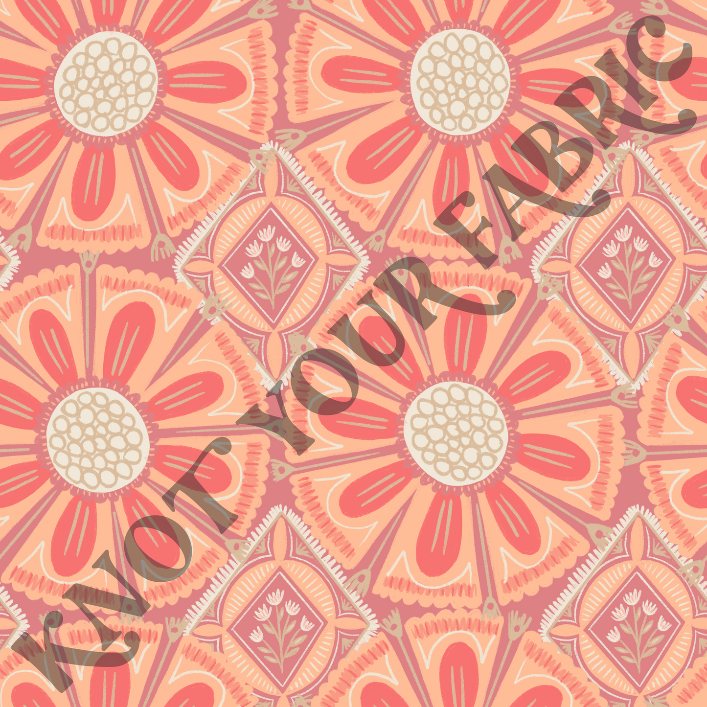 PRE-ORDER Peach Floral