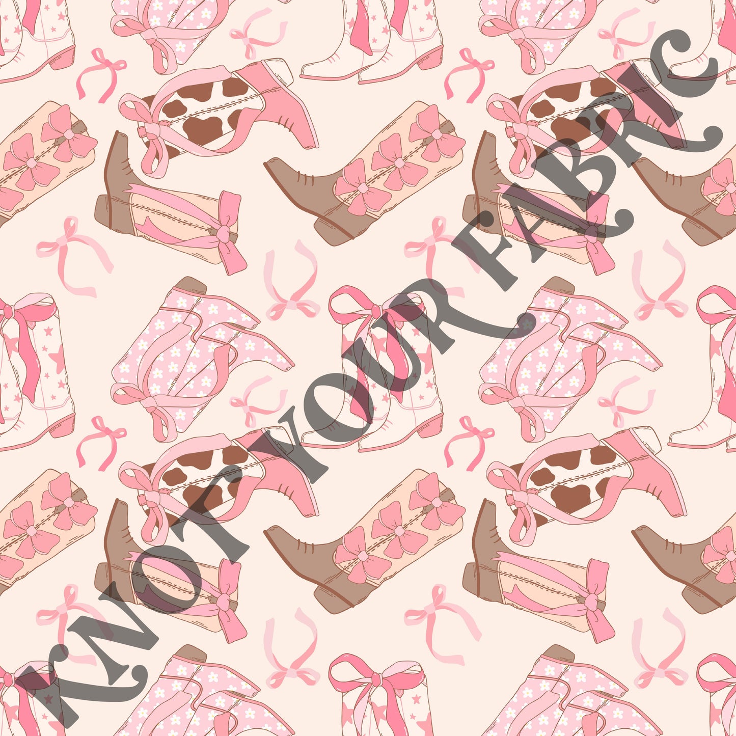 PRE-ORDER Cowgirl Boots and Bows