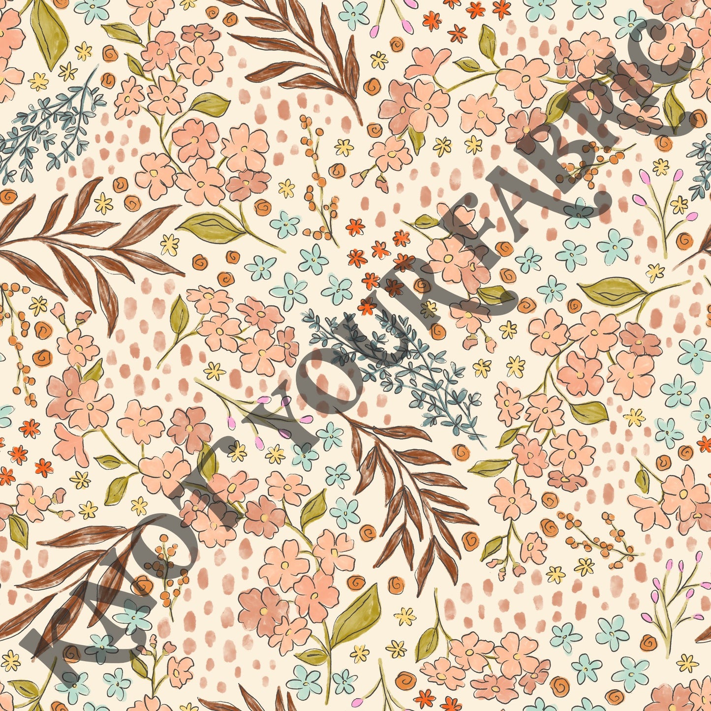 PRE-ORDER Inky Floral Garden