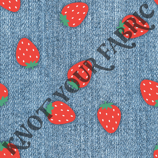 PRE-ORDER Denim Strawberries