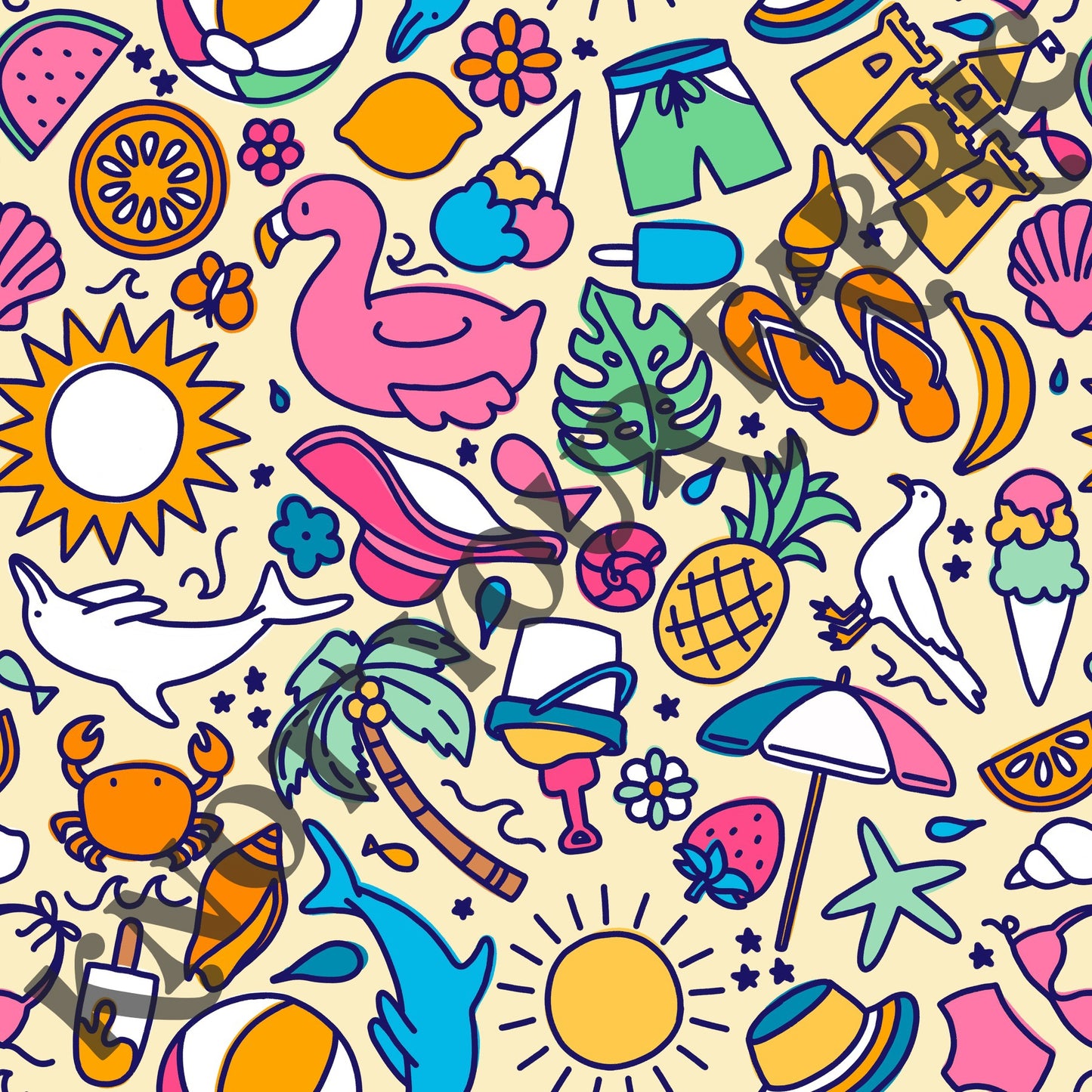 PRE-ORDER Beach Summer Doodles