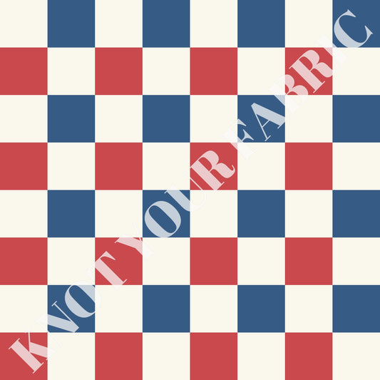 PRE-ORDER Red and Blue Checkered