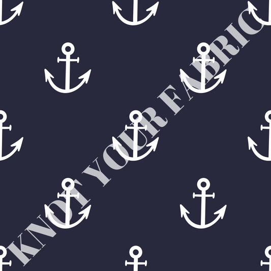 PRE-ORDER Anchors on Navy Blue
