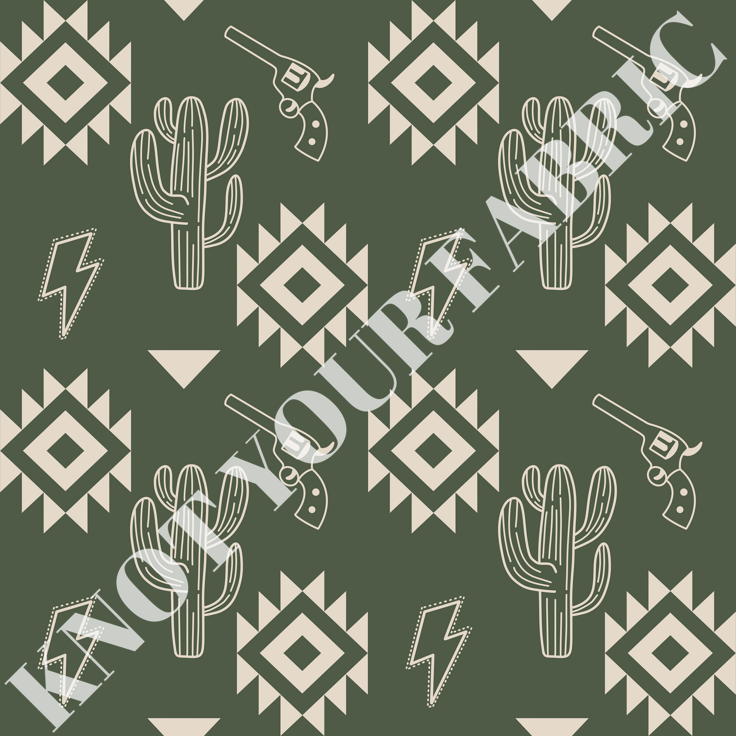 PRE-ORDER Small Green Cactus and Bolts