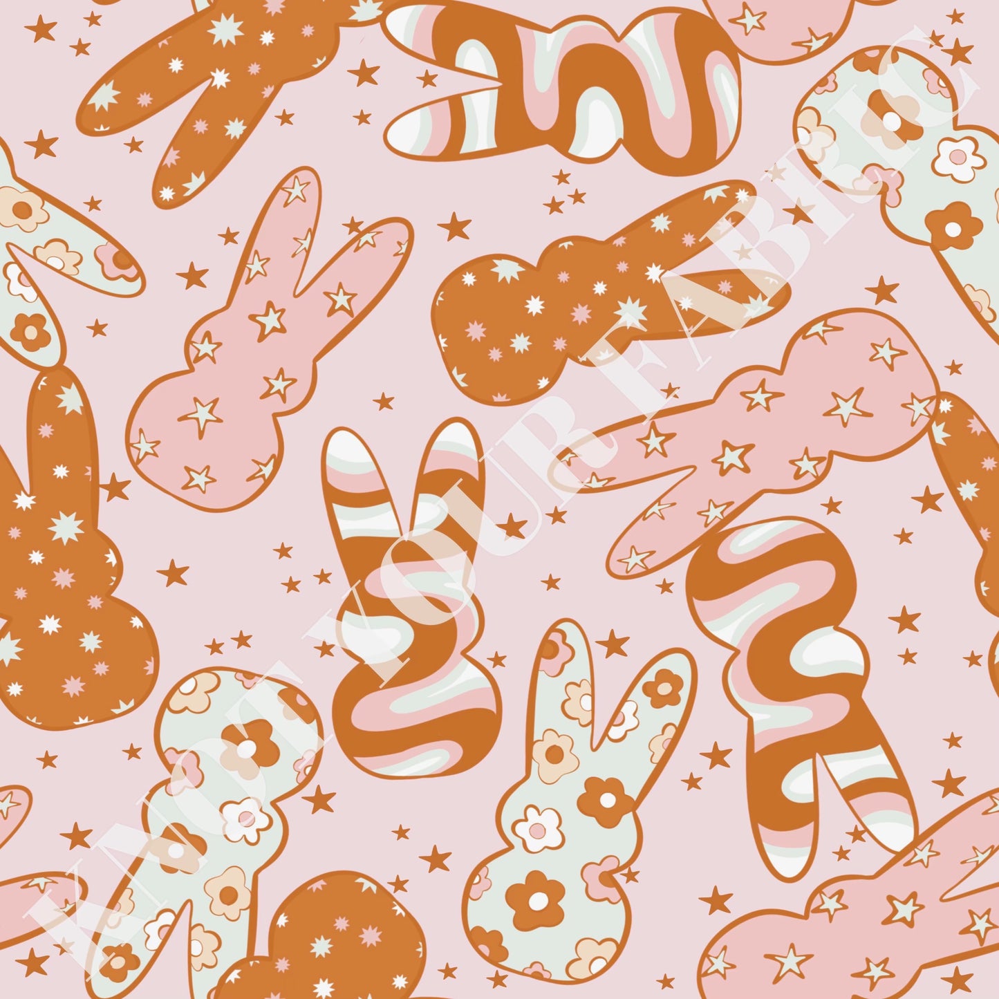 PRE-ORDER Retro Groovy Bunny