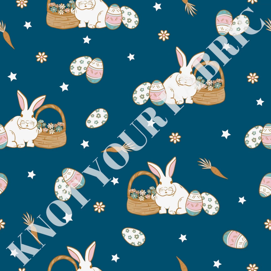 PRE-ORDER Blue Background Bunny