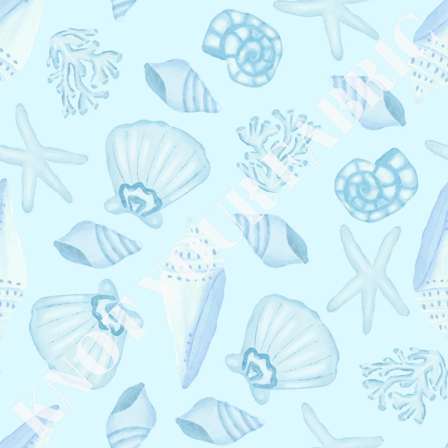 PRE-ORDER Bright Blue Seashells