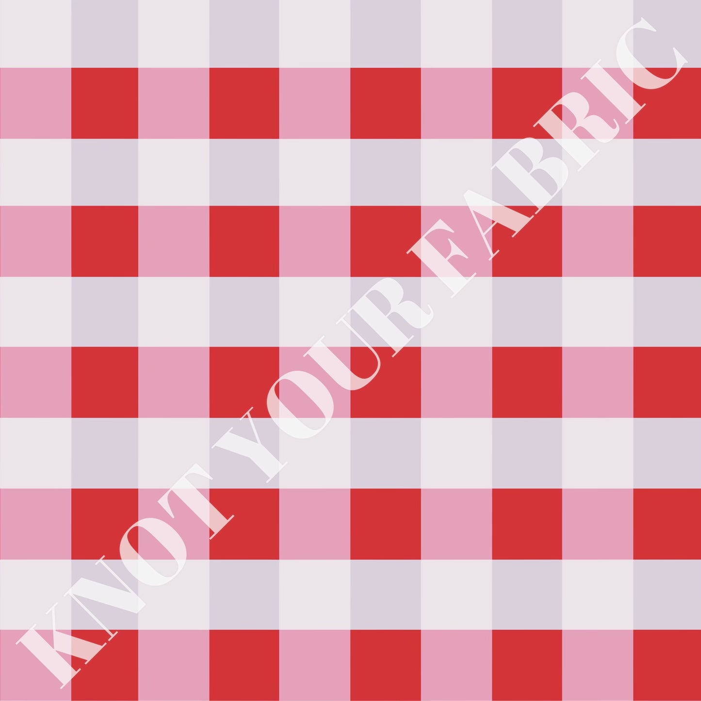 PRE-ORDER Red and Pink Valentine Gingham