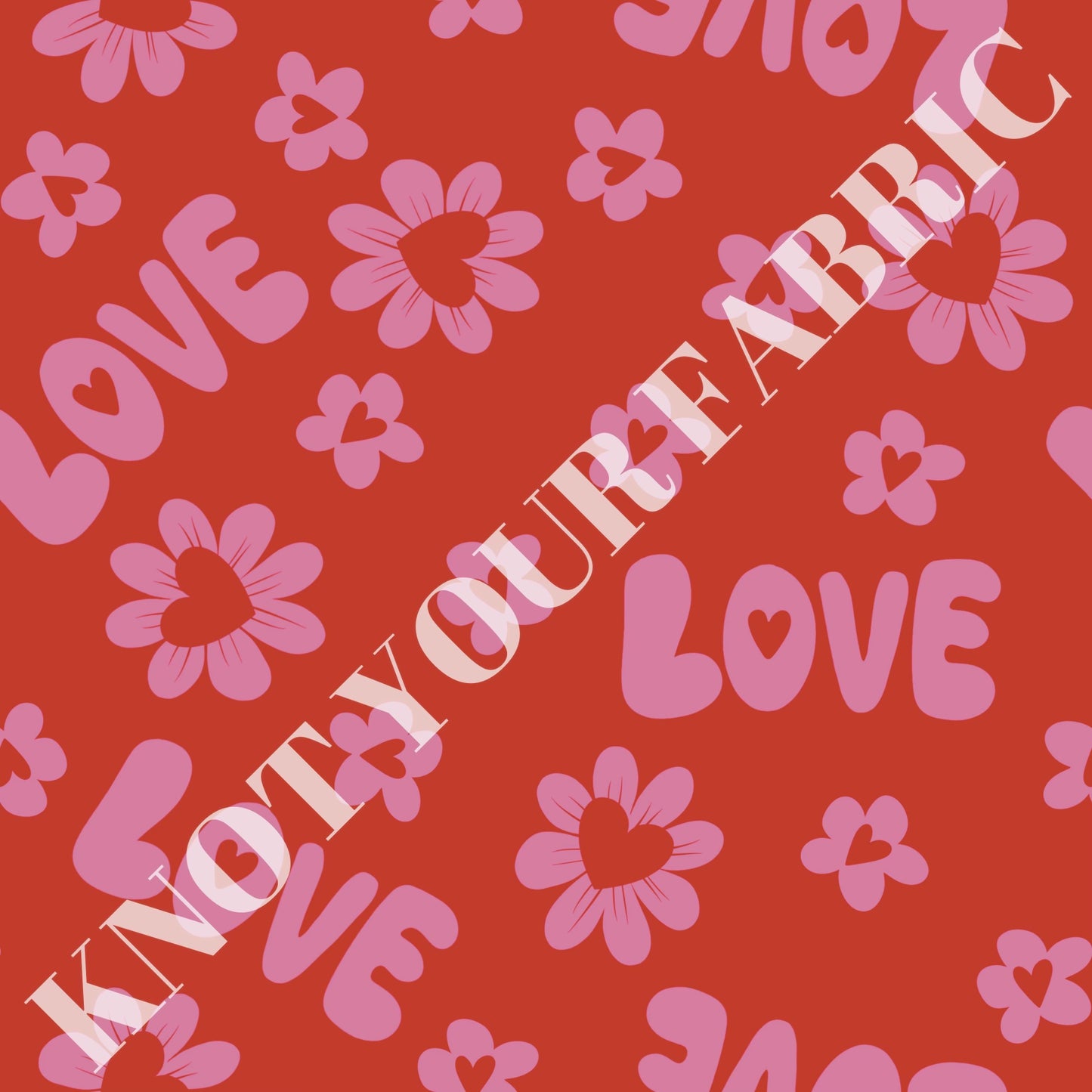 PRE-ORDER Retro Valentine Love Floral