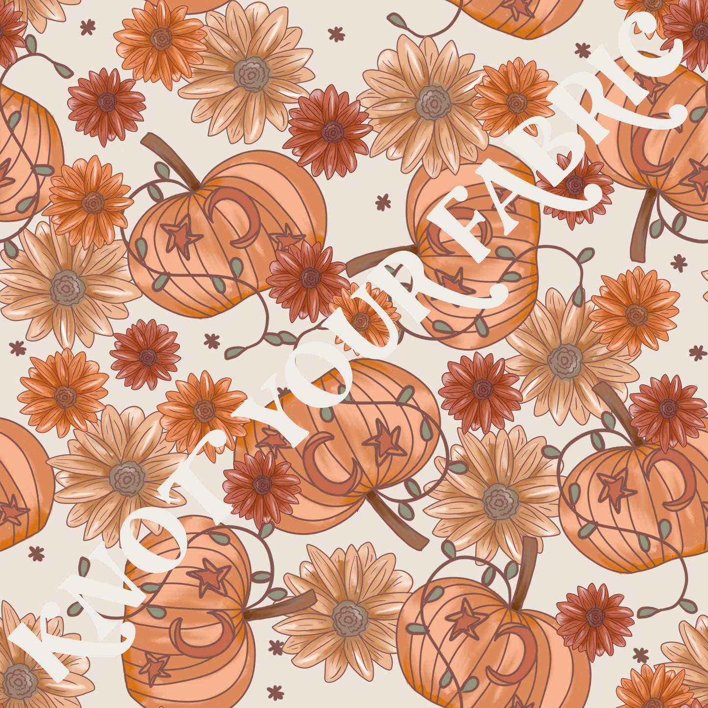 PRE-ORDER Pumpkin Flowers Light