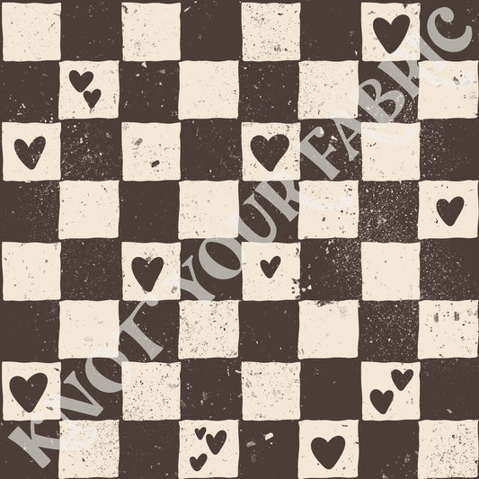 PRE-ORDER Black Heart Checkered