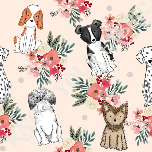 PRE-ORDER Floral Dogs