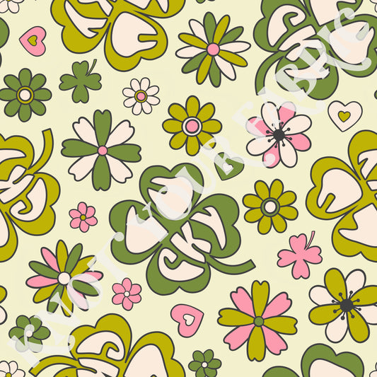 St Patrick's Groovy Floral