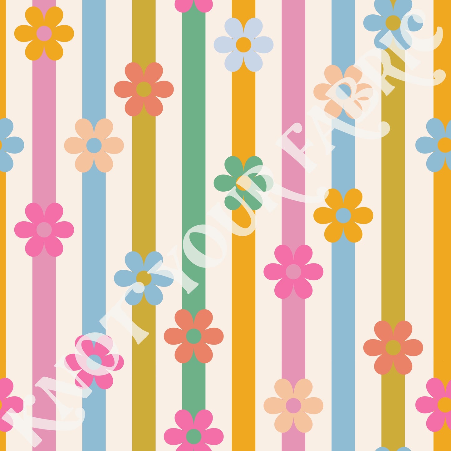 PRE-ORDER Summer Floral Stripes