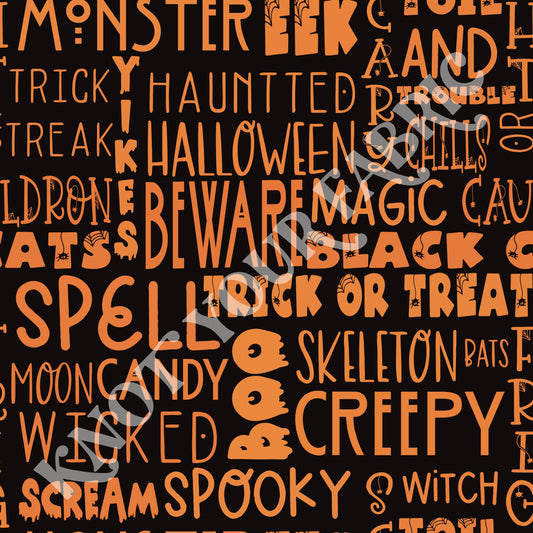 PRE-ORDER Halloween Words