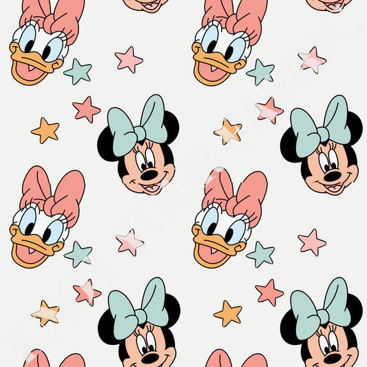 PRE-ORDER Peach Blue Happy Stars