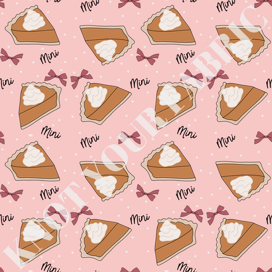 PRE-ORDER Mini Pumpkin Pie