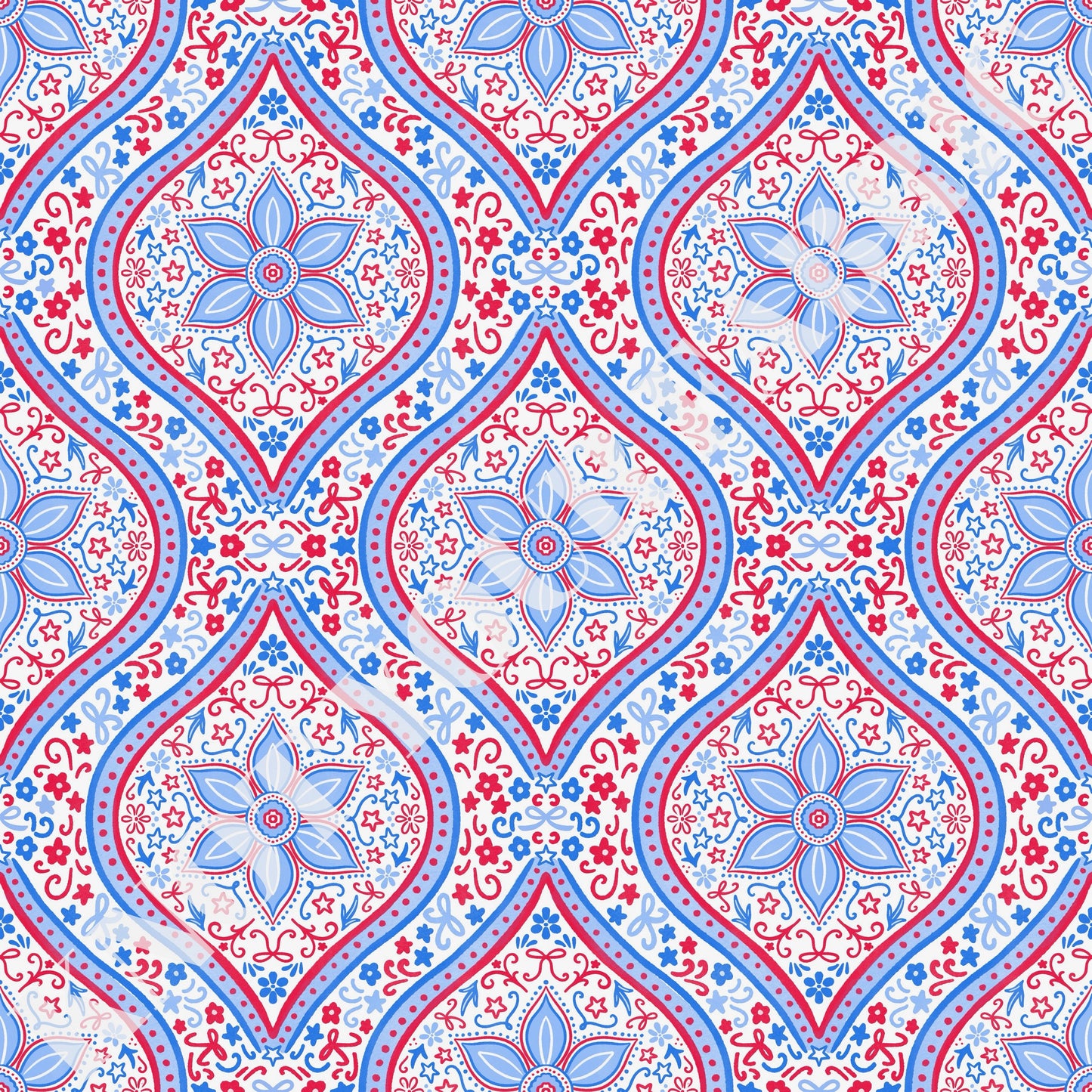 PRE-ORDER July Scalloped Floral
